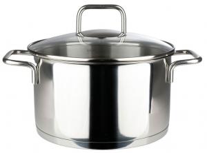 Кастрюля для мяса из нержавеющей стали, 3,4 л, кастрюля, жаровня, безопасна для индукционной духовки Buri