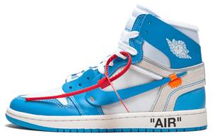 Кроссовки Air Jordan 1 Retro High OG X OFF-WHITE "UNC"