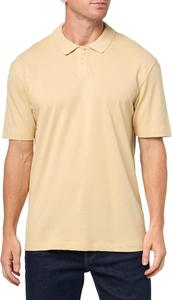 HUGO Мужская поло с контрастным логотипом по центру, Mojave Dessert