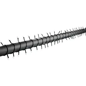 Светодиодная гирлянда Рождественский декор для улицы, круглые диоды, 160 холодно-белых диодов Konstsmide, черный