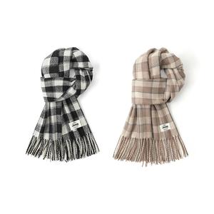 Jeep Вязаный шарф унисекс, 2 Pack (Black+Khaki)