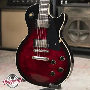 Электрогитара Gibson Custom 1959 Les Paul Standard VOS - Red Tiger Burst с жестким футляром