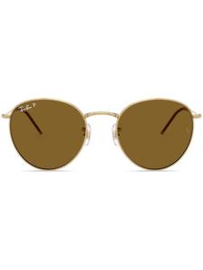 Солнцезащитные очки Round Reverse Ray-Ban, золотой