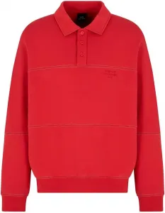 Armani Exchange мужской свитшот с длинным рукавом и воротником