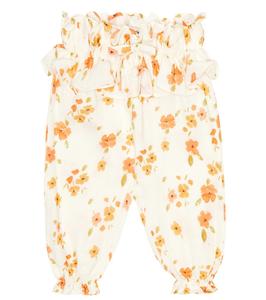 Детские хлопковые брюки с цветочным принтом fiorella The New Society, мультиколор