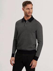 Ardo Small Stitch вязаная поло Ted Baker, Black