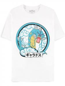 Футболка Pokémon - Gyarados Men's Short Sleeved T-shirt белого цвета Pokémon
