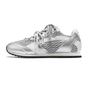 Амортизирующие, противоскользящие, износостойкие, низкие, повседневные туфли унисекс, серебристые SENGUOGUO, Silver