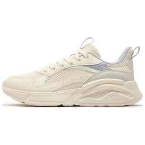 Женские кроссовки Lifestyle с низким верхом бежевого/фиолетового цвета 361°