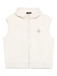 Худи без рукавов на молнии FENDI, нейтральный