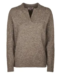 Свитер из альпаки Eze Mc2 Saint Barth, коричневый