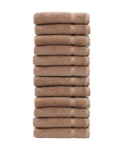 Набор мочалок denzi из 12 предметов Linum Home, Light Brown