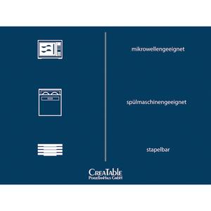 Дип-блюдце NATURE COLLECTION 6 шт. из каменной керамики, Ø 11,5 см Creatable, серый