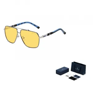 Авиаторские солнцезащитные очки для мужчин plate and metal tr90 Maserati