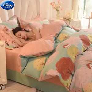 Disney Комплект постельного белья 4 предмета, простыня 200 см, пододеяльник 220x240 см