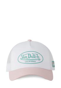 Бейсболка Von Dutch BASEBALL AVEC BRILLANTE PATCH GLITTER, Blanc/White