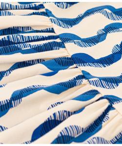 Платье с короткими рукавами и принтом