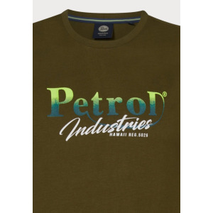 Футболка с принтом KURZARMSHIRT SUMMERDRIVE Petrol Industries, темно-зеленый