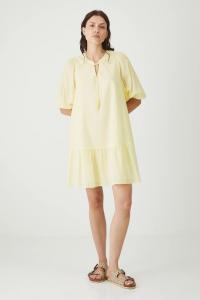 Хлопковое платье Medicine, бежевый