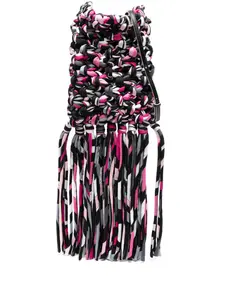 Вязаная сумка через плечо PUCCI, черный