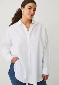 Блузка на пуговицах Ellos Plus Collection, White