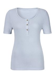 Футболка LASCANA, светло-синий