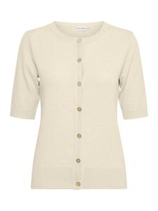 Вязаный кардиган PULZ Jeans Sara, Ecru