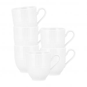 Кружки Кружка с ручкой Amina 0,36 л, набор 6 шт. Seltmann Weiden, белый