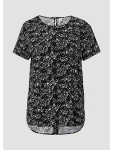 QS Блузка 99A1_черного цвета