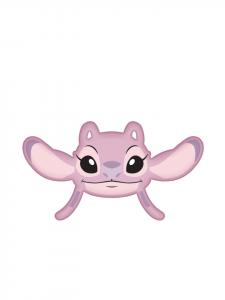 Lilo & Stitch Декоративная подушка «Ангел» 3D, 35 см - розовый цвет