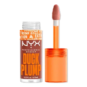 Блеск для губ Duck Plump High Pigment Lip Plumping Gloss NYX Professional Makeup, Brown of Applause (mid-tone warm brown)