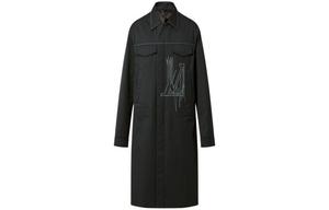 Новые квартальные продукты LV Coat Men Black Louis Vuitton, черный