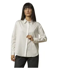 Элегантная блузка на пуговицах Kocca, белый