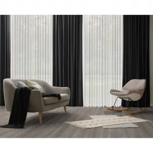 Штора Dim out с многофункциональной лентой, 1 шт. Wirth, черный