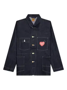 Джинсовая куртка с нашивкой в виде сердца Human Made, синий