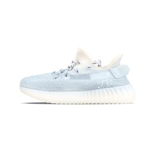 Кроссовки Yeezy Boost 350 V2 BNK Pisces с амортизацией, увеличивающие рост, с низким верхом, унисекс Adidas Originals, White Blue