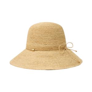 Шляпа из растительных волокон для женщин с защитой от солнца ELLE, бежевый