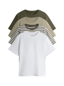 Рубашка The Set, хаки/оливковый/белый