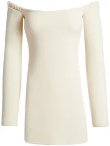 Платье мини The Octavia KHAITE, нейтральный