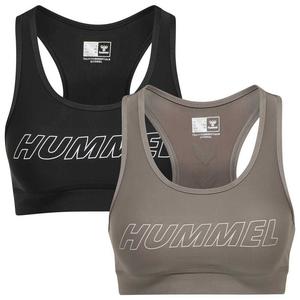 Спортивный бюстгальтер Hummel Tola  2 Units, серый