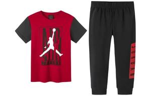 Детская повседневная спортивная одежда Jordan, черный