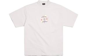 Футболка унисекс Balenciaga, кремовый