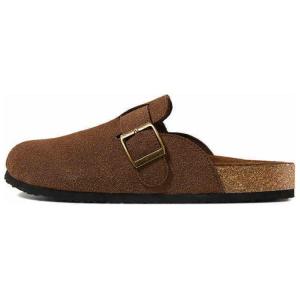 Женские тапочки с закрытым носком, износостойкие, противоскользящие Posee, wheat коричневый