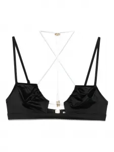 Светящийся верх бикини Maison Close, черный