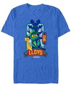 Мужская футболка с коротким рукавом Lego Ninjago Lloyd Box Up Fifth Sun, синий