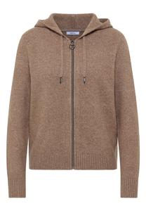 CECIL Вязаный кардиган в крапчатом коричневом