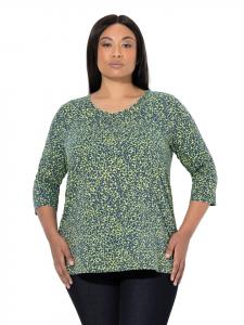 Ulla Popken Футболка салатового цвета