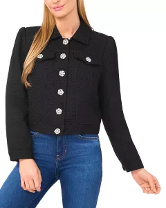 Текстурированная куртка Cece, черный