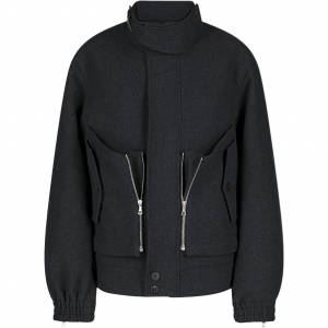 Куртки и пальто мужские DRIES VAN NOTEN, темно-серый