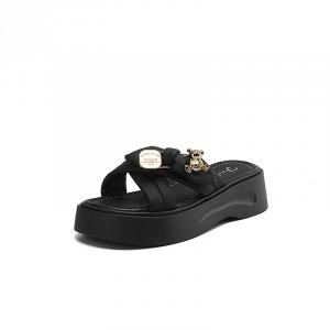 NANJIREN Женские слайдеры черные, цвет Black